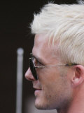Birthday Boy David Beckham and Wife Victoria Go Shopping on London's Saville Row Photographic Print