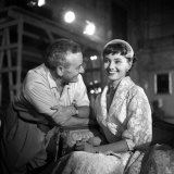 Audrey Hepburn, Filming the Movie Roman Holiday, 1952 Photographic Print