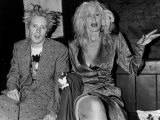John Lydon British Pop Singer Punk and Wife Nora 1986 Lámina fotográfica