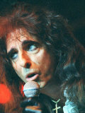 Alice Cooper Singer Live on Stage at the Barrowlands, Glasgow, June 1997 Fotografiskt tryck