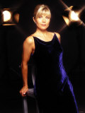 Actress Glynis Barber Poses During a Photo Shoot, December 2001 Photographic Print