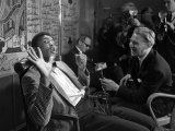 Cassius Clay in Town For the Heavyweight Title Fight with Henry Cooper in London Photographic Print