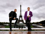 Bros Matt and Luke Goss in Paris c.1991 Lámina fotográfica