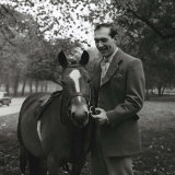Actor Bernard Bresslaw Horse Riding October 1958 Photographie