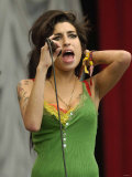 Amy Winehouse at the Glastonbury Festival June 2007. Glastonbury Festival Photographie