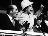 Queen Elizabeth II at the Derby Epsom Photographie
