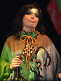 Bjork at the Glastonbury Festival June 2007. Glastonbury Festival Photographic Print