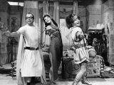 Comedians Eric Morecambe and Ernie Wise Dance with Actress Glenda Jackson Photographie