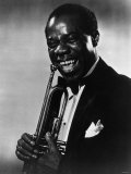 Louis Armstrong Jazz Trumpeter with Trumpet in 1945 Lámina fotográfica Louis Armstrong Jazz Trumpeter with Trumpet in 1945 Lámina fotográfica
