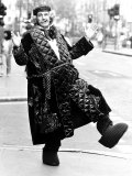 Russ Abbot Comedian in Dressing Gown Smoking Cigar Photographic Print