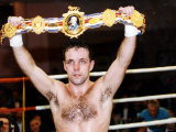 Joe Kelly Boxer Boxing at St Andrews Boxing Club Ronnie Carroll Fight, 1992 Fotografisk tryk