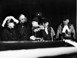 Winston Churchill at Accession Council Gathering Photographie