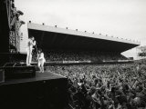 Rock Group Queen in Concert at St James Park in Newcastle Lámina fotográfica