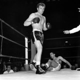 Heavyweight Fight Between Joe Bugner and Eddie Talhami at the Royal Albert Hall Fotografisk tryk Heavyweight Fight Between Joe Bugner and Eddie Talhami at the Royal Albert Hall Fotografisk tryk