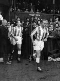 Stanley Mathews Returns to Stoke "Home" Out Again For Club That First Signed Him Fotografie-Druck