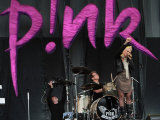 Pop Star Pink Performing at the V Festival at Hylands Park in Chelmsford, Essex Fotografisk tryk