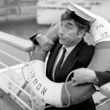 Frankie Howerd Sailing Into the Sunshine For Christmas on Royal Mail Liner "Andes" from Southampton Photographic Print
