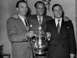 Blackpool Celebrates Their Victory at the Cafe Royal Lámina fotográfica