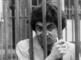 Rowan Atkinson Behind Bars at the North Community Centre, London Photographic Print