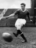 Geoff Bent. Manchester United F.C. March 1957 Lámina fotográfica