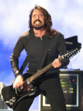 Dave Grohl of US Rock Band Foo Fighters Performs on the Main Stage at V Festival in Hylands Park Valokuvavedos