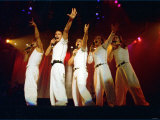 Take That on Stage at Their Concert in Manchester July 1993 Fotografie-Druck