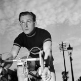 Sport Olympic Games: Ron Stretton Olympic Cyclist Training For the 1956 Games. May 1953 Photographic Print