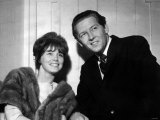 Jerry Lee Lewis Listens to the Show with His Wife Before He Entertained Crowd at New Brighton Fotografie-Druck