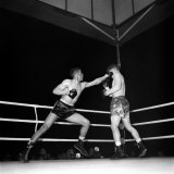 Boxing. Ralph Turpin V. Don Cockell. June 1952 Fotografisk tryk Boxing. Ralph Turpin V. Don Cockell. June 1952 Fotografisk tryk