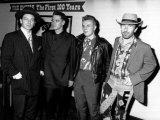 Irish Band U2 - October 1988 Left to Right - Bono, Adam Clayton, Larry Mullen and the Edge Stampa fotografica Irish Band U2 - October 1988 Left to Right - Bono, Adam Clayton, Larry Mullen and the Edge Stampa fotografica