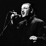 Rock Group U2 in Concert in USA - May 1987 Bono Singing Photographie