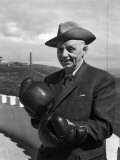Fresno California Retired Boxing Promotor Jack Beynon Fotografisk tryk Fresno California Retired Boxing Promotor Jack Beynon Fotografisk tryk