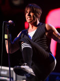 Red Hot Chilli Peppers at the Reading Festival Lámina fotográfica