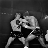Joe Bugner V. Charley Polite at the Royal Albert Hall. December 1969 Fotografisk tryk Joe Bugner V. Charley Polite at the Royal Albert Hall. December 1969 Fotografisk tryk