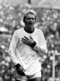 Denis Law of Manchester United in Action During the League Match Against Crystal Palace Photographie