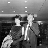 Actor Peter Finch and Actress Anne Bancroft Arriving at "The Pumpkin Eater" Film Premiere Photographic Print