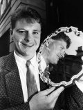 Paul Gascoigne Receiving the Barclays Young Eagle Award Photographie