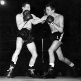 Boxing at Albert Hall, Frankie Tailor vs. Phil Lundgren, March 1964 Fotografisk tryk