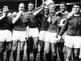 Manchester United with FA Cup After Beaten Leicester City in the FA Cup Final at Wembley Photographie
