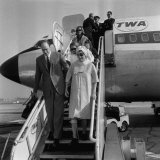 Actress Patricia Neal Arriving at London Airport Photographic Print