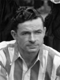 Jimmy Hagan of Sheffield United F.C. August 1954 Fotografie-Druck