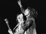 Rolling Stone Mick Jagger Socks It to 'Em During the Concert at Knebworth. August 1976 Photographic Print