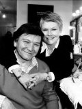 Judi Dench Actress with Husband and Fellow Actor Michael Williams Photographic Print