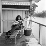 Jimmy Page of Band Led Zeppelin, January 1970 Fotografie-Druck