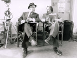 George Cole as Arthur Daley and Dennis Waterman as Terry Mccann from the Television Series Minde Stampa fotografica