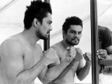 Roberto Duran Boxer in Preparation For Fight Against Marvin Hagler Fotografisk tryk Roberto Duran Boxer in Preparation For Fight Against Marvin Hagler Fotografisk tryk