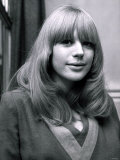Marrianne Faithfull Singer and Actress c.1966 Lámina fotográfica