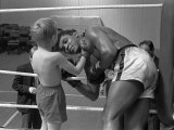 Cassius Clay aka Muhammad Ali During Training For Heavyweight Title Fight Against Henry Cooper Photographie