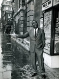 Joe Louis Former Ex-Heavyweight Champion of the World at the Pigalle Sporting Club Fotografisk tryk