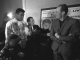 Muhammad Ali and Henry Cooper at a Press Conference Before Heavyweight Championship Fight in London Photographie